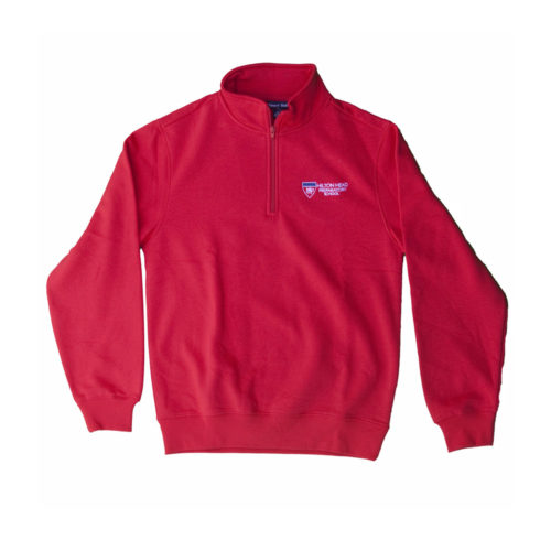 Red Hilton Head Prep Sport-Tek® Quarter Zip Sweatshirt