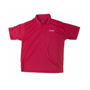 Red Hilton Head Prep Adult Short Sleeve Unisex Moisture Wicking Polo