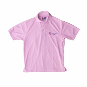 Pink Hilton Head Prep Boys Short Sleeve Moisture Wicking Polo