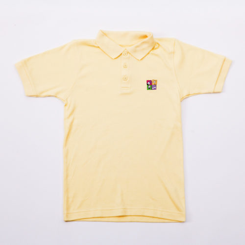 Youth Short Sleeve Unisex Interlock Polo CA-Yellow