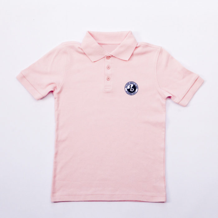 Youth Short Sleeve Unisex Interlock Polo IB-Pink