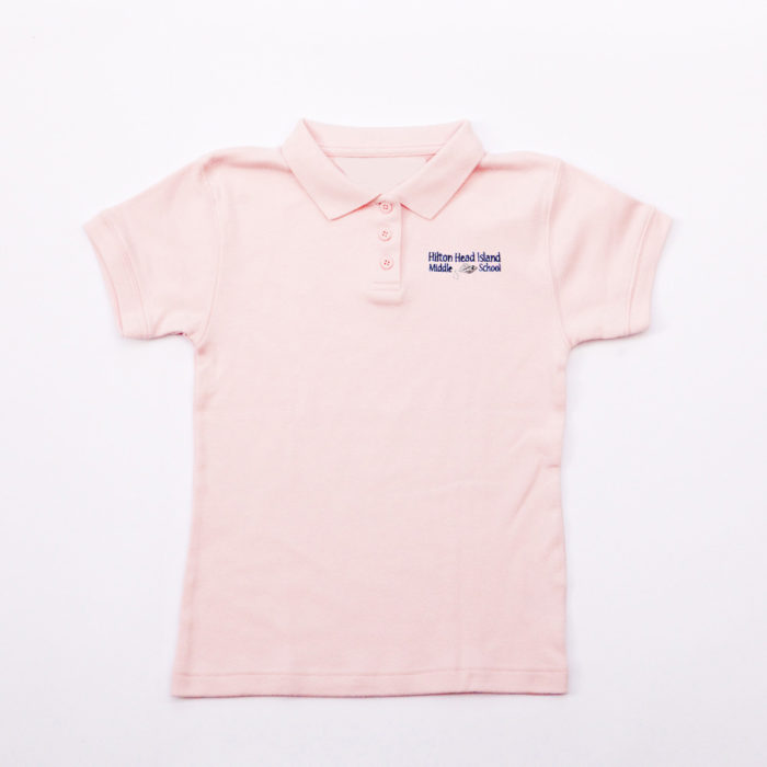 Youth Short Sleeve Unisex Interlock Polo MS-Pink