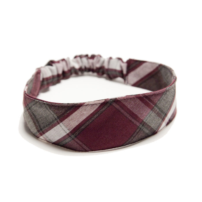 St. Gregory the Great Plaid Soft Headband
