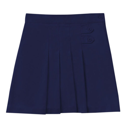 Classroom Girls Stretch Pleated Tab Scooter Navy