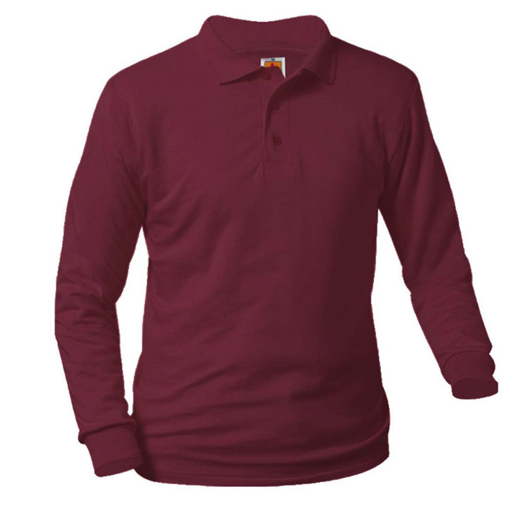 SGG Jersey Knit Long Sleeve Unisex Shirt Wine